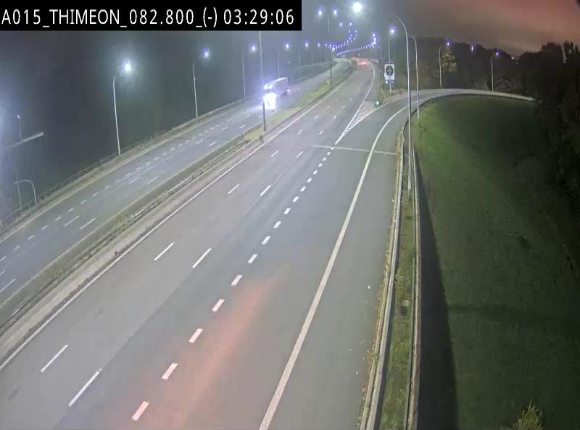 <h2>Caméra trafic Belgique - Thiméon - E42, jonction avec A54 (E420) direction La Louvière/Charleroi - BK 82.82</h2>