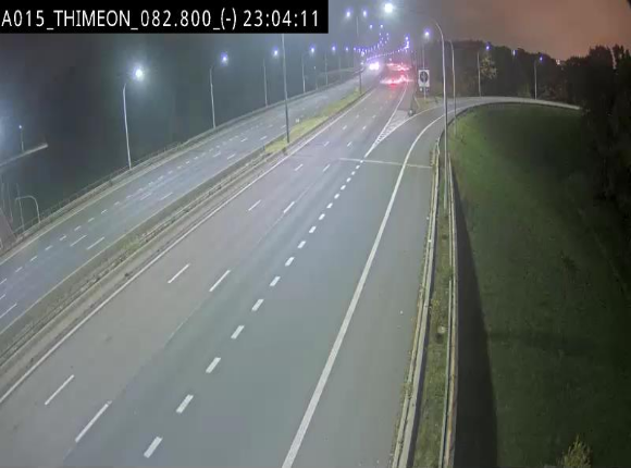 <h2>Caméra trafic Belgique - Thiméon - E42, jonction avec A54 (E420) direction La Louvière/Charleroi - BK 82.82</h2>