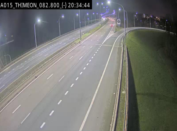 <h2>Caméra trafic Belgique - Thiméon - E42, jonction avec A54 (E420) direction La Louvière/Charleroi - BK 82.82</h2>