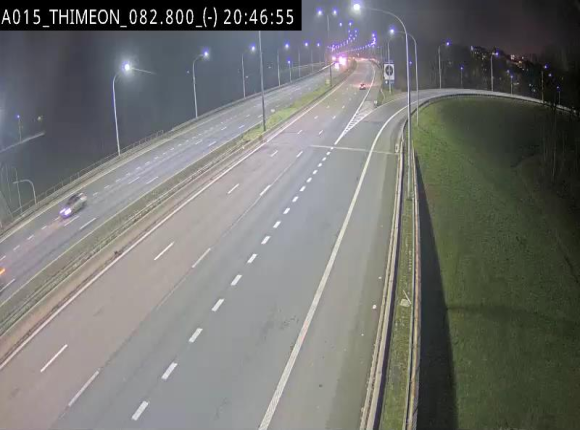 <h2>Caméra trafic Belgique - Thiméon - E42, jonction avec A54 (E420) direction La Louvière/Charleroi - BK 82.82</h2>