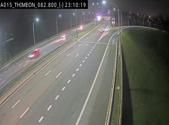 <h2>Caméra trafic Belgique - Thiméon - E42, jonction avec A54 (E420) direction La Louvière/Charleroi - BK 82.82</h2>