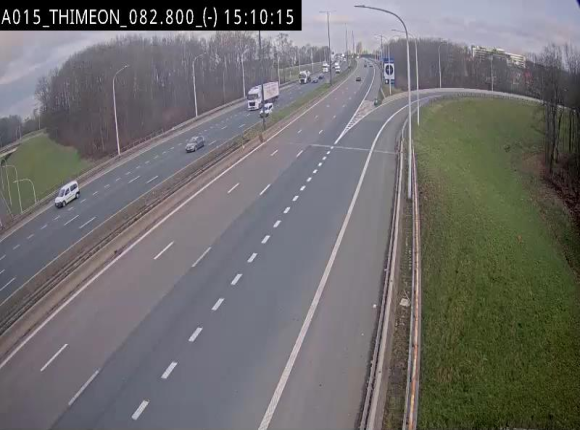 <h2>Caméra trafic Belgique - Thiméon - E42, jonction avec A54 (E420) direction La Louvière/Charleroi - BK 82.82</h2>