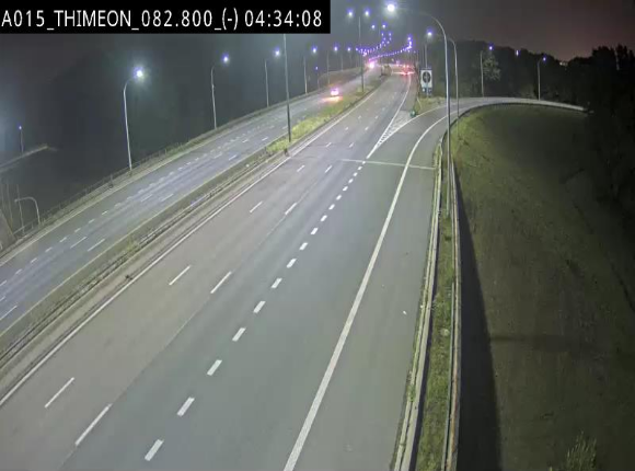 <h2>Caméra trafic Belgique - Thiméon - E42, jonction avec A54 (E420) direction La Louvière/Charleroi - BK 82.82</h2>