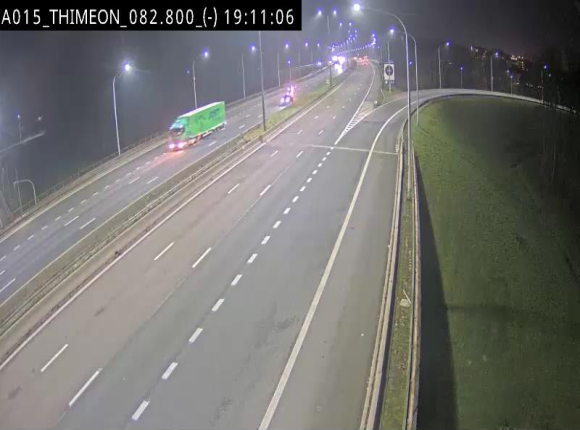 <h2>Caméra trafic Belgique - Thiméon - E42, jonction avec A54 (E420) direction La Louvière/Charleroi - BK 82.82</h2>