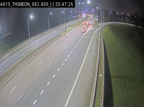 <h2>Caméra trafic Belgique - Thiméon - E42, jonction avec A54 (E420) direction La Louvière/Charleroi - BK 82.82</h2>