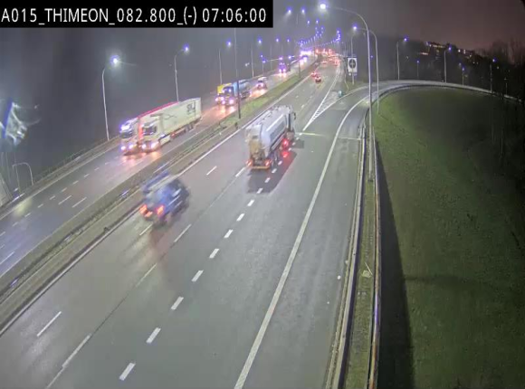 <h2>Caméra trafic Belgique - Thiméon - E42, jonction avec A54 (E420) direction La Louvière/Charleroi - BK 82.82</h2>