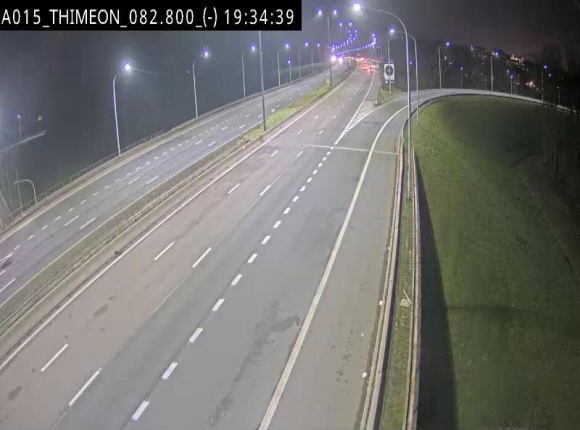<h2>Caméra trafic Belgique - Thiméon - E42, jonction avec A54 (E420) direction La Louvière/Charleroi - BK 82.82</h2>