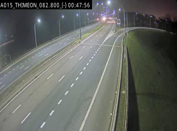 <h2>Caméra trafic Belgique - Thiméon - E42, jonction avec A54 (E420) direction La Louvière/Charleroi - BK 82.82</h2>