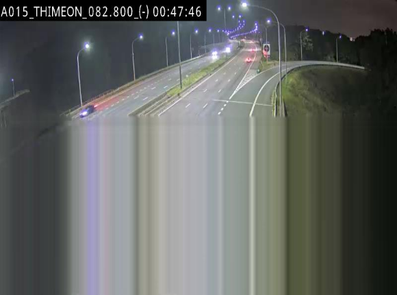 <h2>Caméra trafic Belgique - Thiméon - E42, jonction avec A54 (E420) direction La Louvière/Charleroi - BK 82.82</h2>