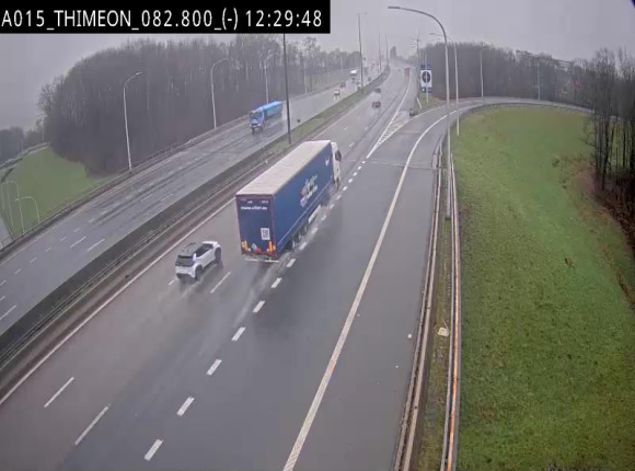 <h2>Caméra trafic Belgique - Thiméon - E42, jonction avec A54 (E420) direction La Louvière/Charleroi - BK 82.82</h2>