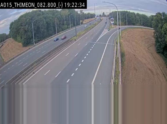 <h2>Caméra trafic Belgique - Thiméon - E42, jonction avec A54 (E420) direction La Louvière/Charleroi - BK 82.82</h2>