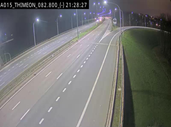 <h2>Caméra trafic Belgique - Thiméon - E42, jonction avec A54 (E420) direction La Louvière/Charleroi - BK 82.82</h2>