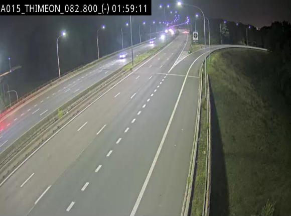 <h2>Caméra trafic Belgique - Thiméon - E42, jonction avec A54 (E420) direction La Louvière/Charleroi - BK 82.82</h2>