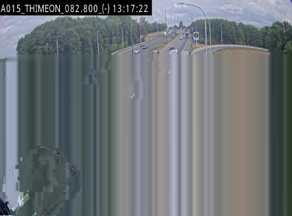 <h2>Caméra trafic Belgique - Thiméon - E42, jonction avec A54 (E420) direction La Louvière/Charleroi - BK 82.82</h2>