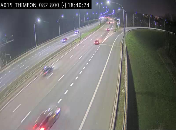 <h2>Caméra trafic Belgique - Thiméon - E42, jonction avec A54 (E420) direction La Louvière/Charleroi - BK 82.82</h2>
