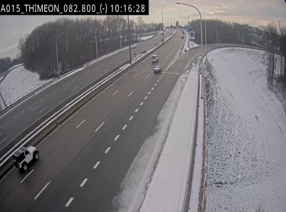 <h2>Caméra trafic Belgique - Thiméon - E42, jonction avec A54 (E420) direction La Louvière/Charleroi - BK 82.82</h2>