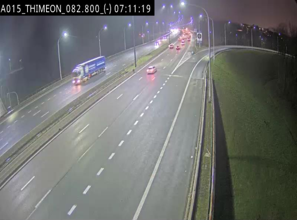 <h2>Caméra trafic Belgique - Thiméon - E42, jonction avec A54 (E420) direction La Louvière/Charleroi - BK 82.82</h2>