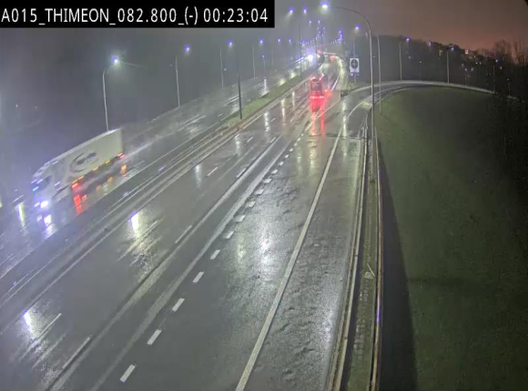 <h2>Caméra trafic Belgique - Thiméon - E42, jonction avec A54 (E420) direction La Louvière/Charleroi - BK 82.82</h2>