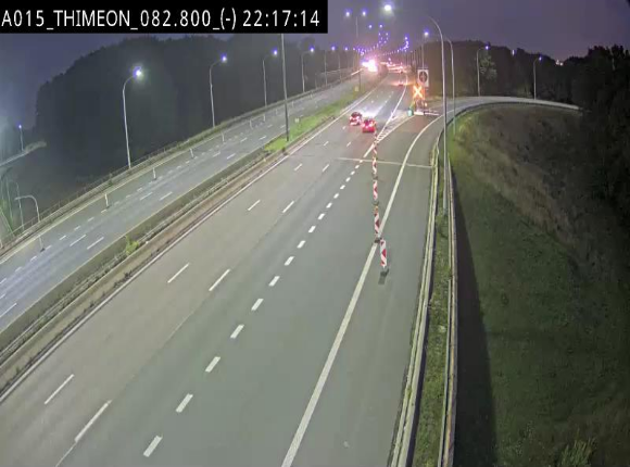 <h2>Caméra trafic Belgique - Thiméon - E42, jonction avec A54 (E420) direction La Louvière/Charleroi - BK 82.82</h2>
