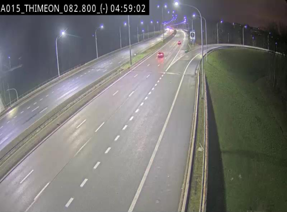 <h2>Caméra trafic Belgique - Thiméon - E42, jonction avec A54 (E420) direction La Louvière/Charleroi - BK 82.82</h2>