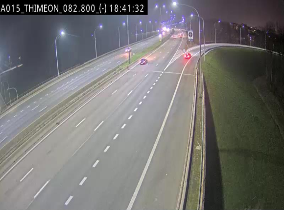 <h2>Caméra trafic Belgique - Thiméon - E42, jonction avec A54 (E420) direction La Louvière/Charleroi - BK 82.82</h2>