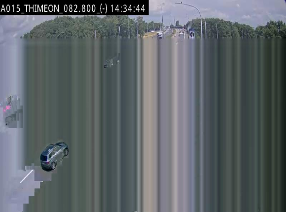 <h2>Caméra trafic Belgique - Thiméon - E42, jonction avec A54 (E420) direction La Louvière/Charleroi - BK 82.82</h2>