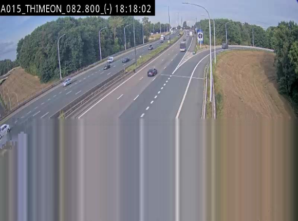 <h2>Caméra trafic Belgique - Thiméon - E42, jonction avec A54 (E420) direction La Louvière/Charleroi - BK 82.82</h2>