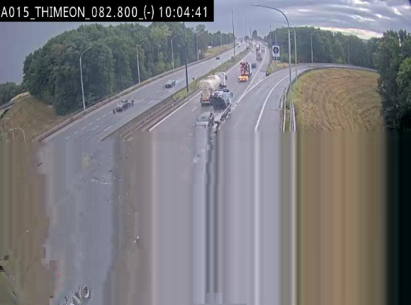<h2>Caméra trafic Belgique - Thiméon - E42, jonction avec A54 (E420) direction La Louvière/Charleroi - BK 82.82</h2>