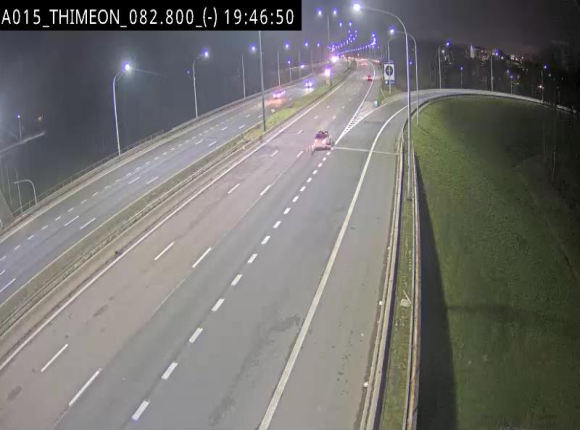 <h2>Caméra trafic Belgique - Thiméon - E42, jonction avec A54 (E420) direction La Louvière/Charleroi - BK 82.82</h2>