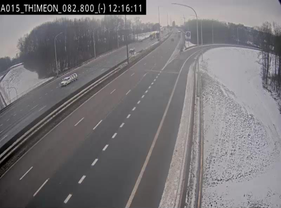 <h2>Caméra trafic Belgique - Thiméon - E42, jonction avec A54 (E420) direction La Louvière/Charleroi - BK 82.82</h2>