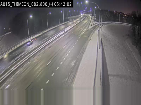<h2>Caméra trafic Belgique - Thiméon - E42, jonction avec A54 (E420) direction La Louvière/Charleroi - BK 82.82</h2>