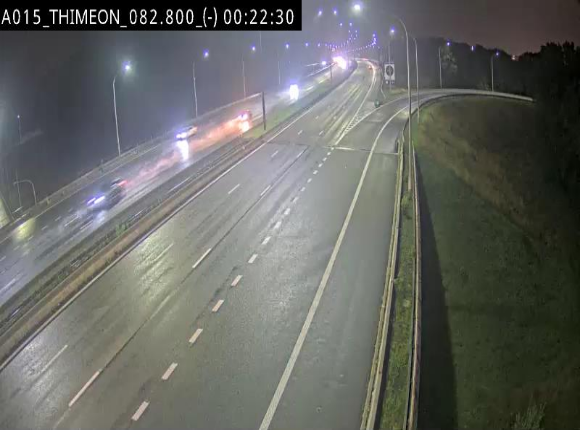 <h2>Caméra trafic Belgique - Thiméon - E42, jonction avec A54 (E420) direction La Louvière/Charleroi - BK 82.82</h2>