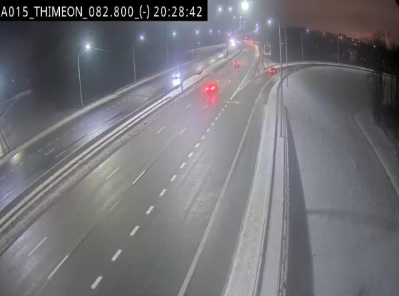 <h2>Caméra trafic Belgique - Thiméon - E42, jonction avec A54 (E420) direction La Louvière/Charleroi - BK 82.82</h2>