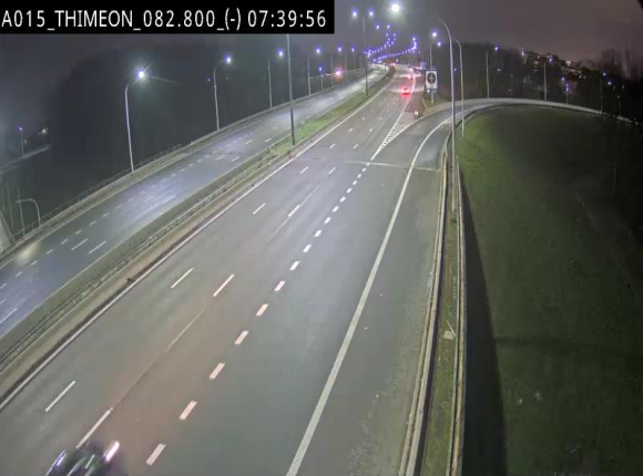 <h2>Caméra trafic Belgique - Thiméon - E42, jonction avec A54 (E420) direction La Louvière/Charleroi - BK 82.82</h2>