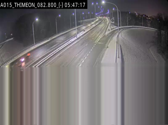 <h2>Caméra trafic Belgique - Thiméon - E42, jonction avec A54 (E420) direction La Louvière/Charleroi - BK 82.82</h2>