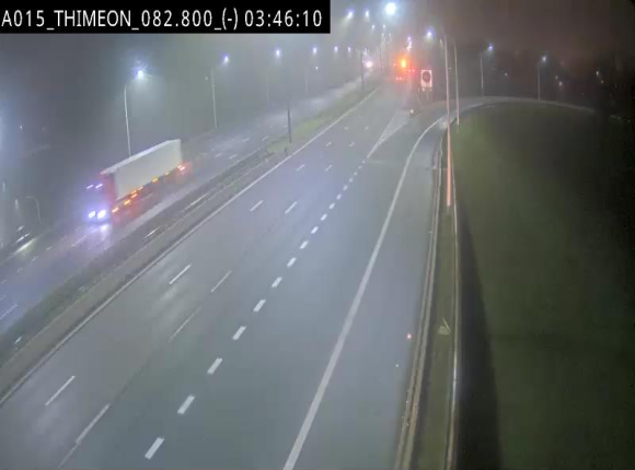 <h2>Caméra trafic Belgique - Thiméon - E42, jonction avec A54 (E420) direction La Louvière/Charleroi - BK 82.82</h2>