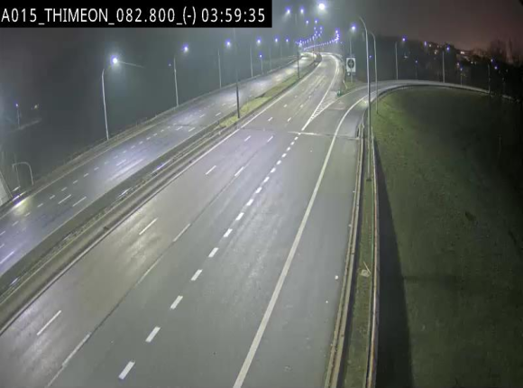 <h2>Caméra trafic Belgique - Thiméon - E42, jonction avec A54 (E420) direction La Louvière/Charleroi - BK 82.82</h2>