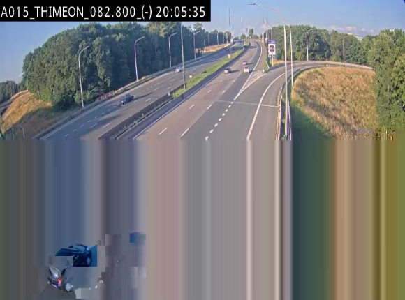 <h2>Caméra trafic Belgique - Thiméon - E42, jonction avec A54 (E420) direction La Louvière/Charleroi - BK 82.82</h2>