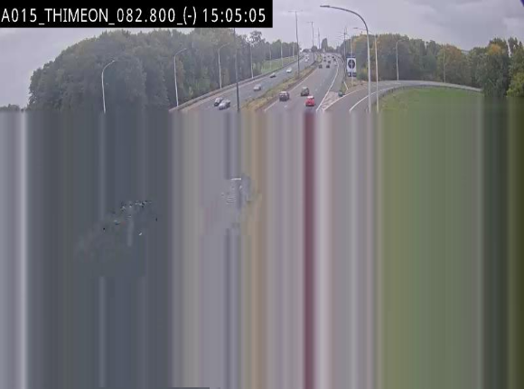 <h2>Caméra trafic Belgique - Thiméon - E42, jonction avec A54 (E420) direction La Louvière/Charleroi - BK 82.82</h2>