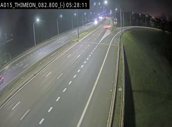 <h2>Caméra trafic Belgique - Thiméon - E42, jonction avec A54 (E420) direction La Louvière/Charleroi - BK 82.82</h2>