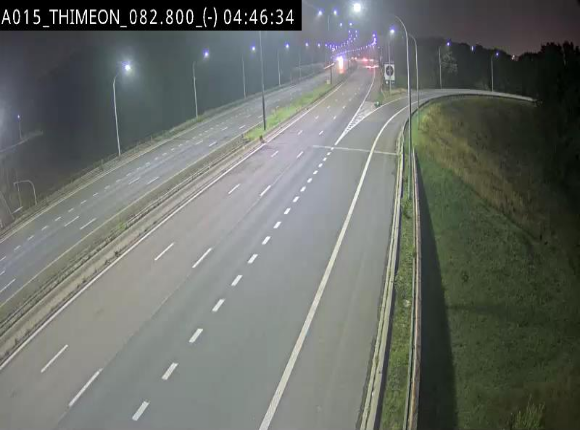 <h2>Caméra trafic Belgique - Thiméon - E42, jonction avec A54 (E420) direction La Louvière/Charleroi - BK 82.82</h2>