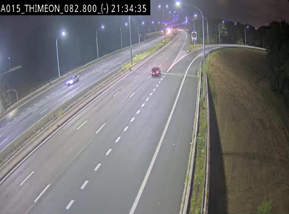<h2>Caméra trafic Belgique - Thiméon - E42, jonction avec A54 (E420) direction La Louvière/Charleroi - BK 82.82</h2>