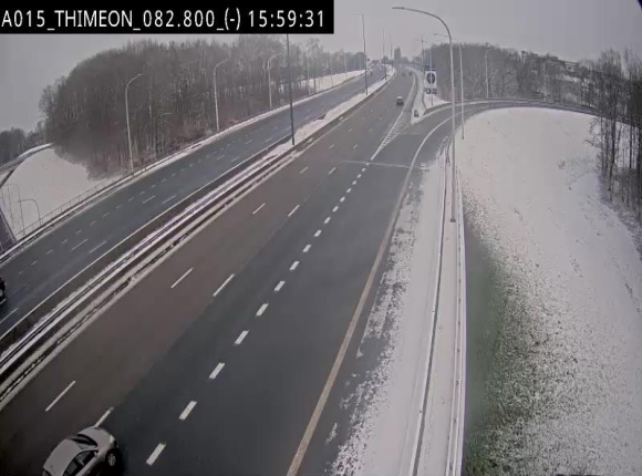 <h2>Caméra trafic Belgique - Thiméon - E42, jonction avec A54 (E420) direction La Louvière/Charleroi - BK 82.82</h2>