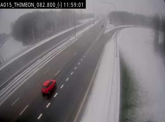 <h2>Caméra trafic Belgique - Thiméon - E42, jonction avec A54 (E420) direction La Louvière/Charleroi - BK 82.82</h2>