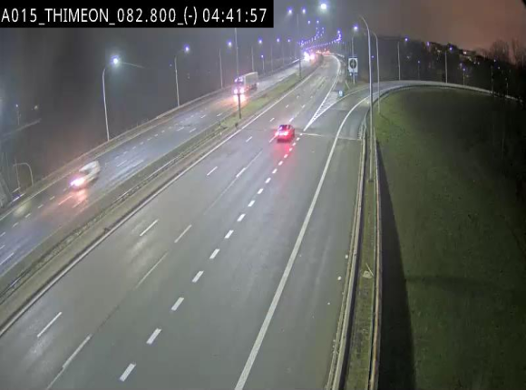 <h2>Caméra trafic Belgique - Thiméon - E42, jonction avec A54 (E420) direction La Louvière/Charleroi - BK 82.82</h2>