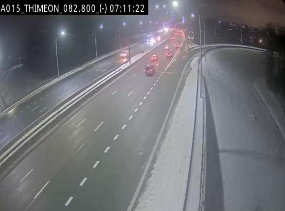 <h2>Caméra trafic Belgique - Thiméon - E42, jonction avec A54 (E420) direction La Louvière/Charleroi - BK 82.82</h2>