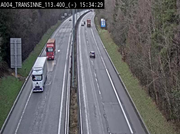 <h2>Caméra trafic E411 (A4) - Transinne direction Namur - BK 113.425</h2>