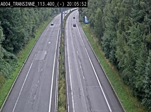 <h2>Caméra trafic E411 (A4) - Transinne direction Namur - BK 113.425</h2>