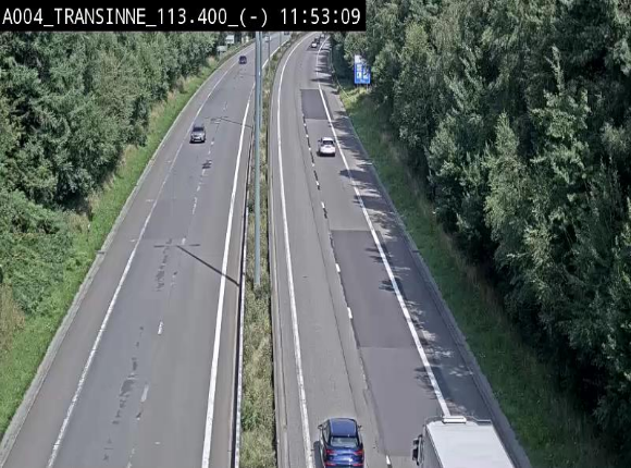 <h2>Caméra trafic E411 (A4) - Transinne direction Namur - BK 113.425</h2>