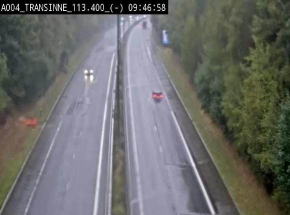 <h2>Caméra trafic E411 (A4) - Transinne direction Namur - BK 113.425</h2>